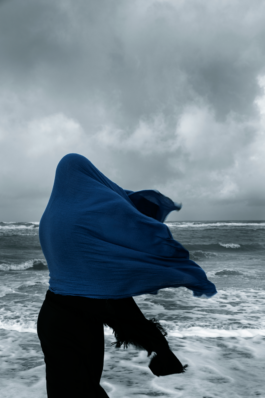 Loeka Horsman fotografie fotograaf Noord-Holland portretfotograaf professional portrait portret portretfotografie kunst art fashion editorial alternative photography Blue Lady Sea